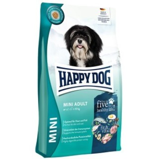 HAPPY DOG fit & vital Trockenfutter Hund Adult, Mini 4 kg