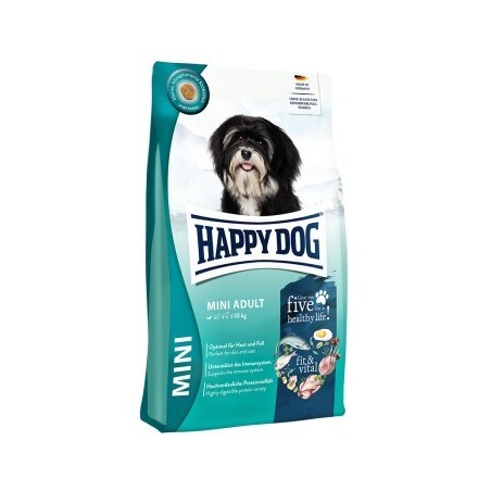 HAPPY DOG fit & vital Trockenfutter Hund Adult, Mini 4 kg