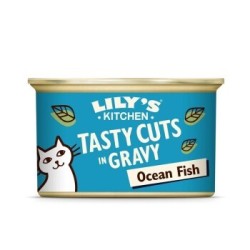 LILY'S KITCHEN Nassfutter Katze Adult Tasty Cuts in Sauce Meeresfisch 24x85 g