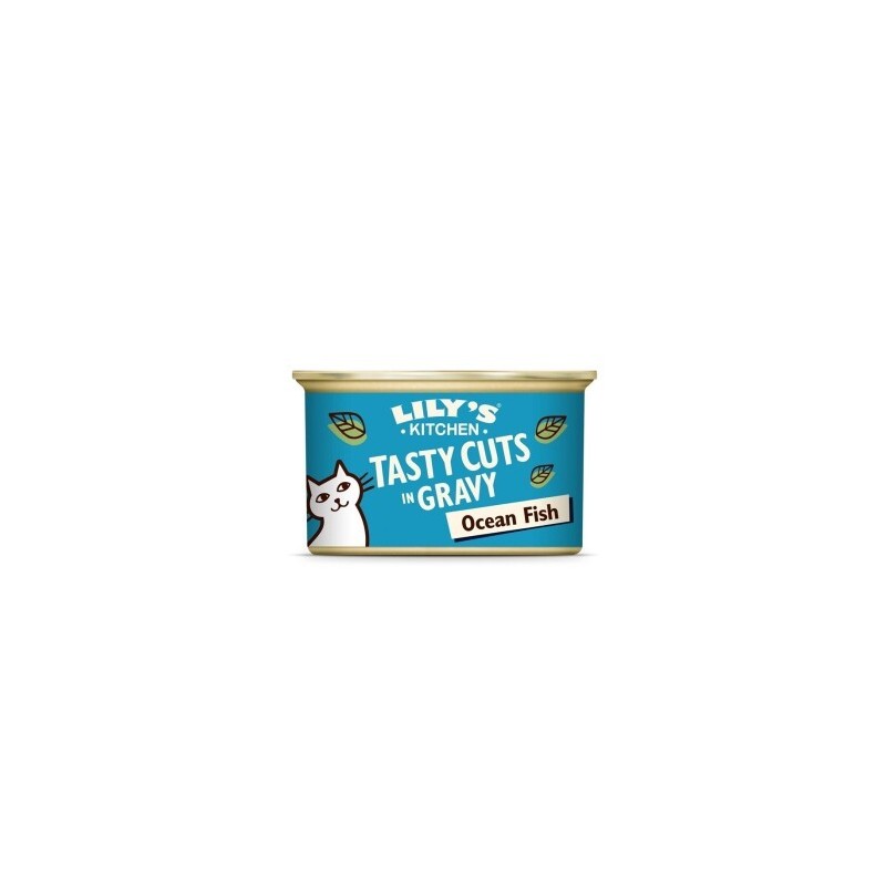 LILY'S KITCHEN Nassfutter Katze Adult Tasty Cuts in Sauce Meeresfisch 24x85 g