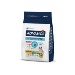 ADVANCE Sensitive Kroketten mit Lachs für ausgewachsene, sterilisierte Katzen. 10kg