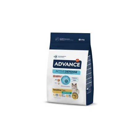 ADVANCE Sensitive Kroketten mit Lachs für ausgewachsene, sterilisierte Katzen. 10kg