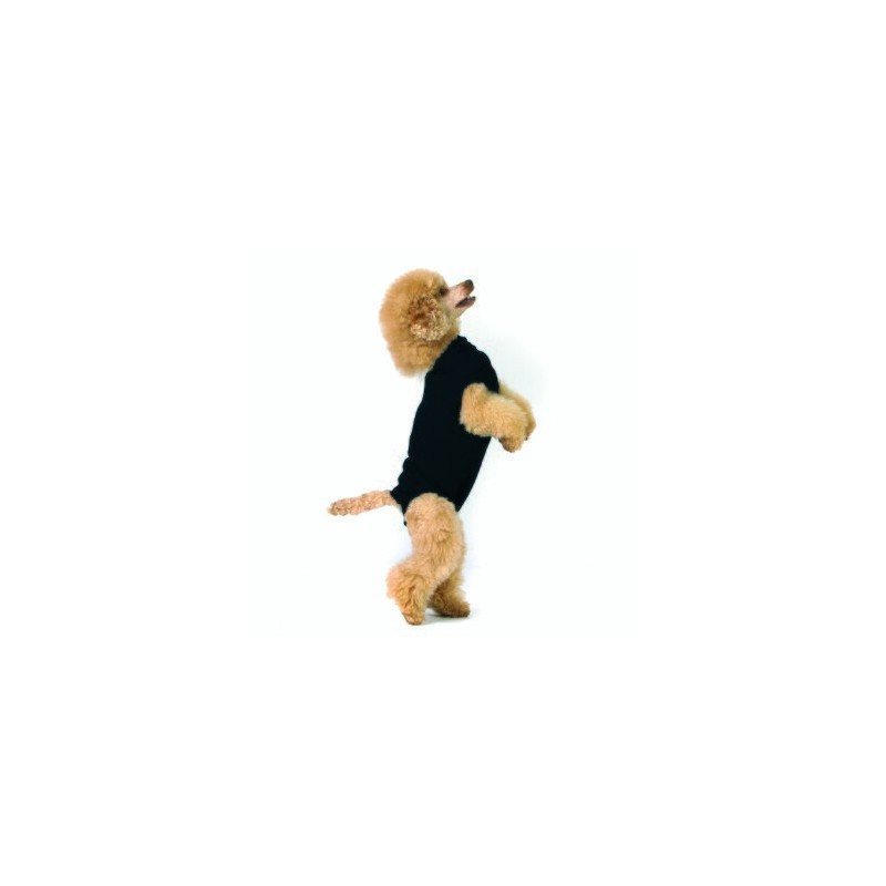 Trovet Hundebody Recovery Suit schwarz XXXS