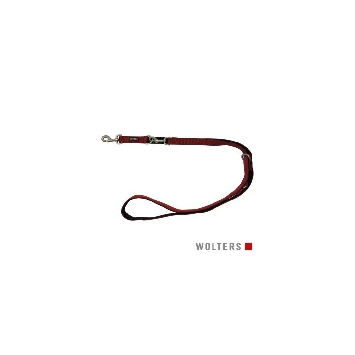 Wolters Führleine Professional Comfort rot/ schwarz 2 cm