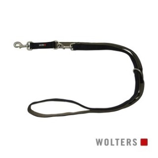 Wolters Führleine Professional Comfort schwarz/ braun 1 cm