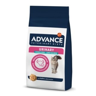 ADVANCE Veterinary Diets Urinary Sterilized Low Calorie - Kroketten für sterilisierte Katzen mit Blasenproblemen, 7,5 kg