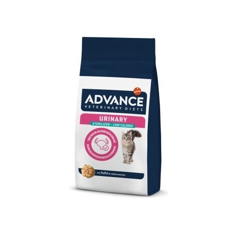 ADVANCE Veterinary Diets Urinary Sterilized Low Calorie - Kroketten für sterilisierte Katzen mit Blasenproblemen, 7,5 kg