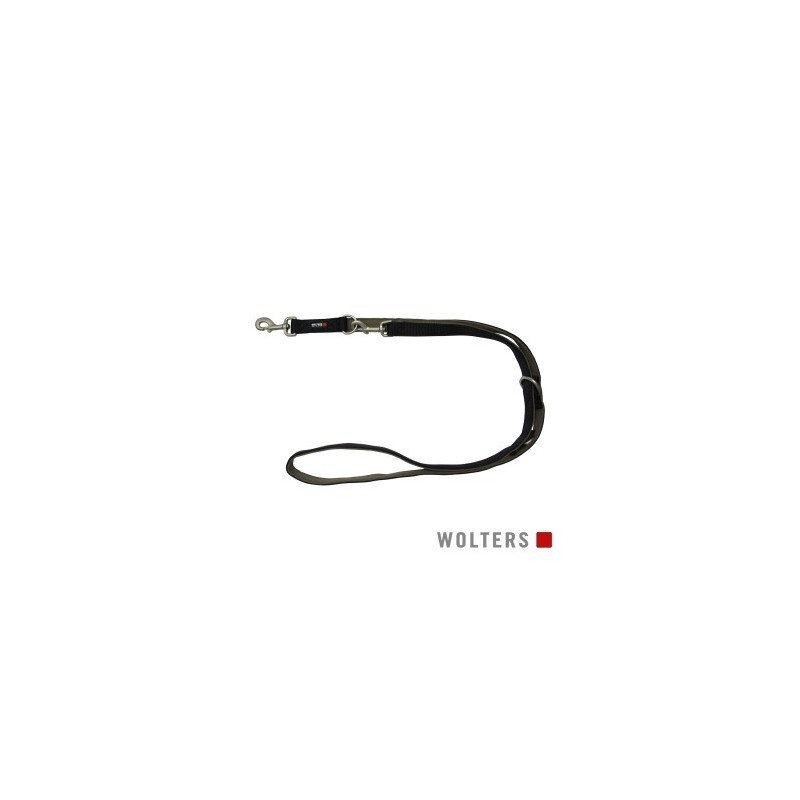 Wolters Führleine Professional Comfort schwarz/ braun 2,5 cm