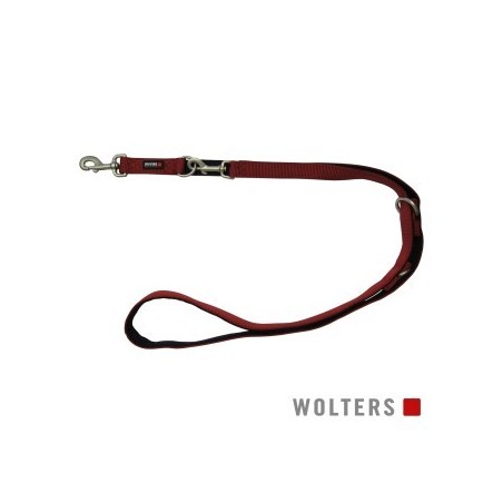 Wolters Führleine Professional Comfort rot/ schwarz 1,5 cm