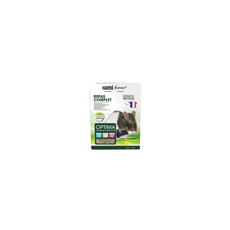 Hamiform Hami Form Optima – Alleinfutter für Ratten und Mäuse 900g