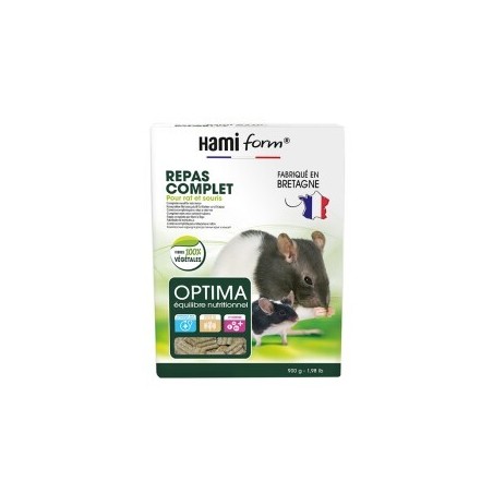 Hamiform Hami Form Optima – Alleinfutter für Ratten und Mäuse 900g
