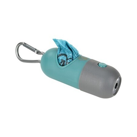 TAKE CARE Kotbeutelspender mit Taschenlampe
