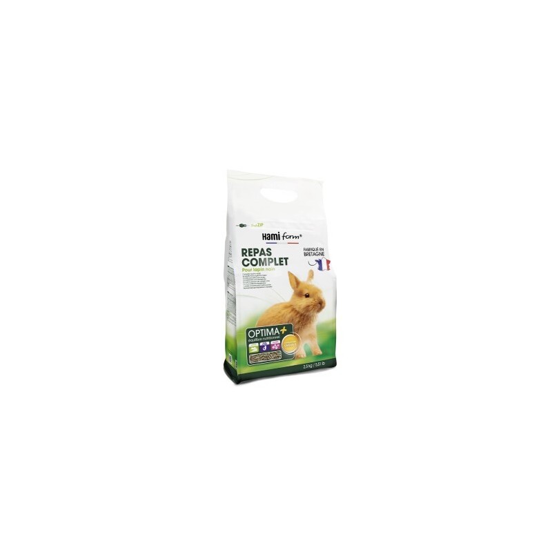 Hamiform Hami Form Alleinfutter Optima+ für Zwergkaninchen 2,5kg