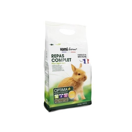 Hamiform Hami Form Alleinfutter Optima+ für Zwergkaninchen 2,5kg