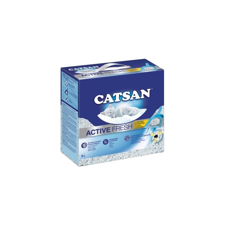 CATSAN Active Fresh Klumpstreu 8 l