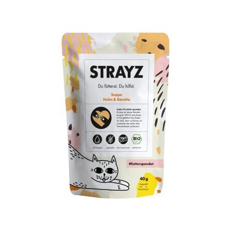 STRAYZ BIO Suppe Huhn & Karotte 14x40g