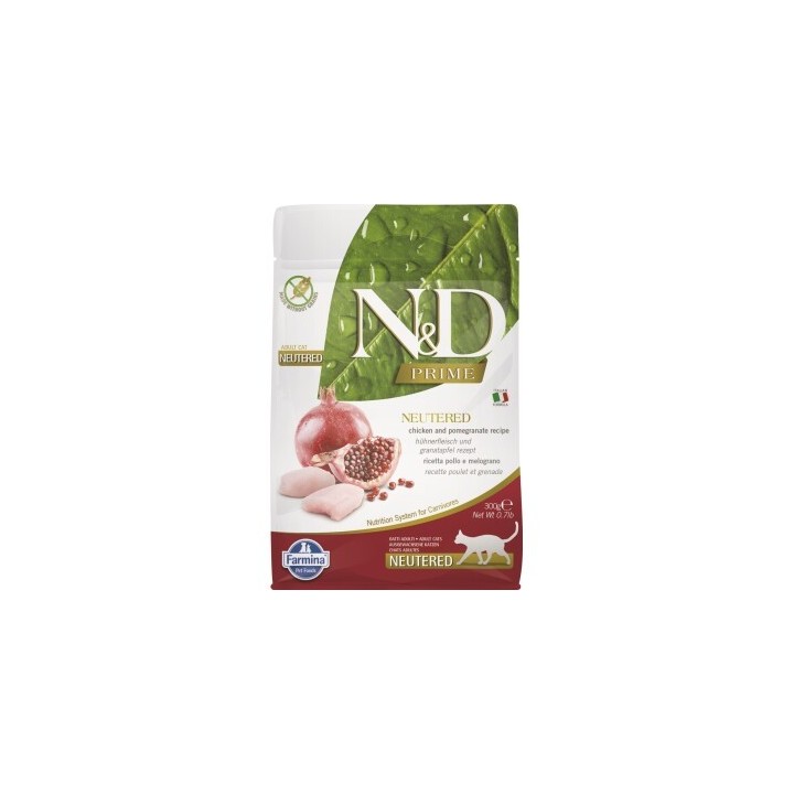 N&D Farmina Prime Adult für kastrierte Katzen 1,5 kg