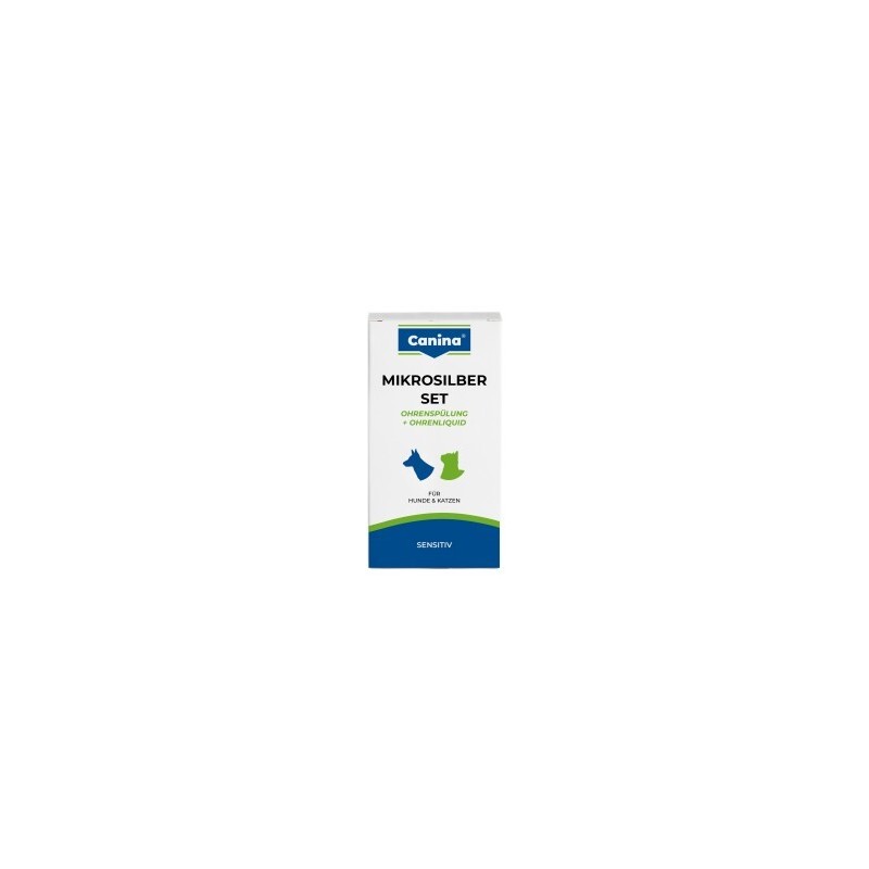 Canina Mikrosilber SET Ohrenspülung & Liquid 150ml