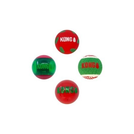 KONG Holiday Occasions Balls 4 Stk. Medium