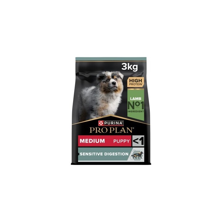PRO PLAN Puppy Medium Sensitive Digestion Lamm 3 kg