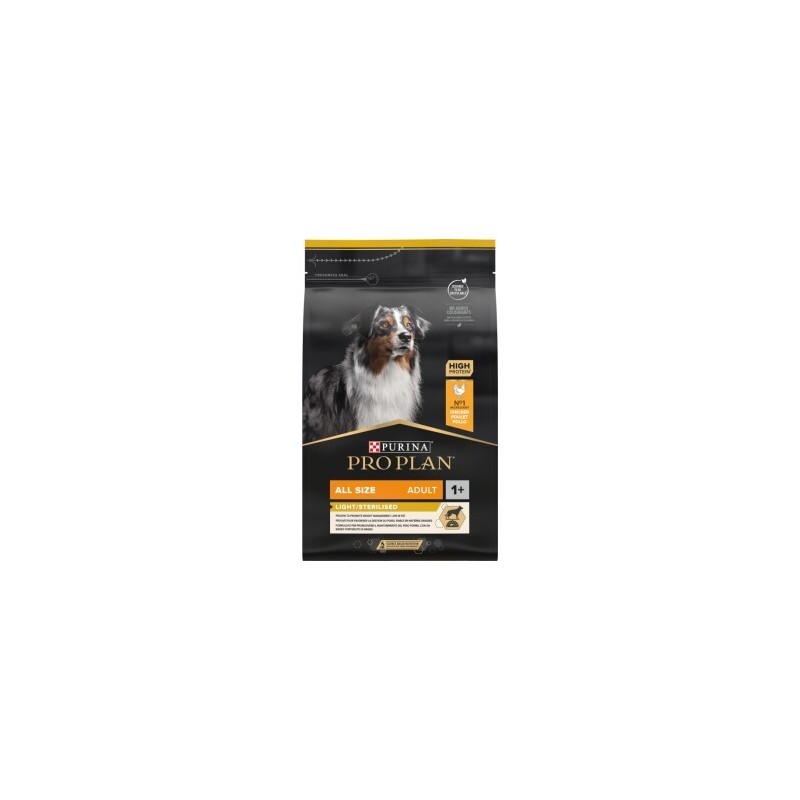 PRO PLAN All Sizes Adult Light/ Sterilised mit Huhn 3 kg