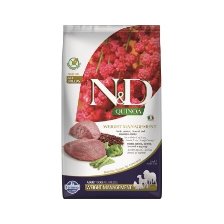 N&D Farmina Quinoa Adult Weight Management Lamm 2,5 kg