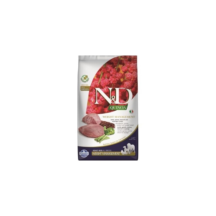 N&D Farmina Quinoa Adult Weight Management Lamm 2,5 kg