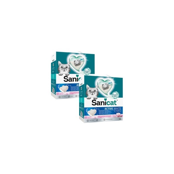 Sanicat Active White Lotus Flower 2x10 l