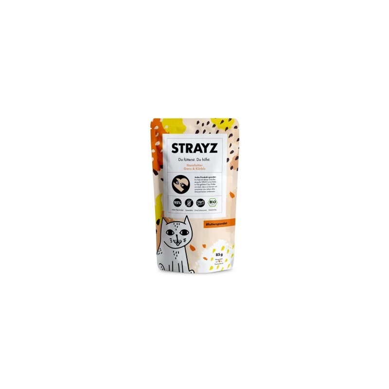 STRAYZ BIO 14x85g Gans & Kürbis