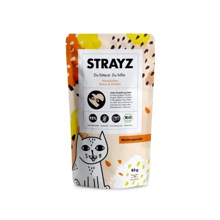 STRAYZ BIO 14x85g Gans & Kürbis