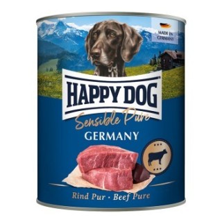 HAPPY DOG Sensible Pure Nassfutter Hund Adult 6x800 g Rind