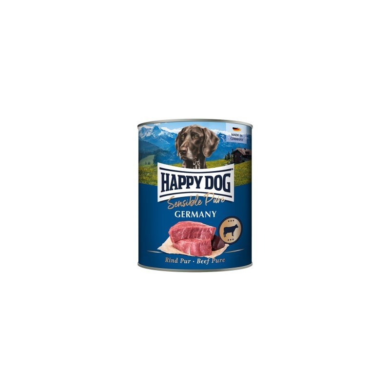 HAPPY DOG Sensible Pure Nassfutter Hund Adult 6x800 g Rind