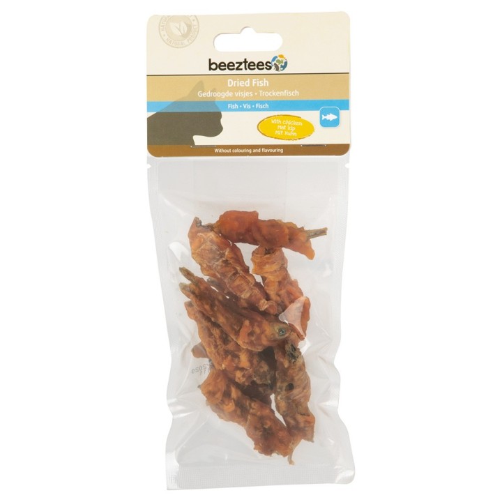 Beeztees Getrocknete Fische mit Huhn - 70 g