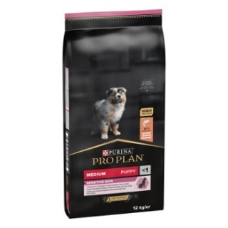 PRO PLAN Puppy Medium Sensitive Skin Lachs 12 kg