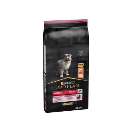 PRO PLAN Puppy Medium Sensitive Skin Lachs 12 kg