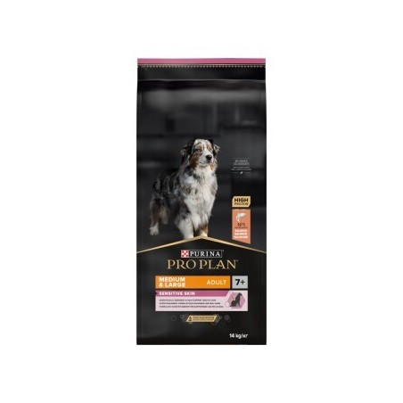 PRO PLAN Adult Medium & Large 7+ Sensitive Skin Lachs 14 kg