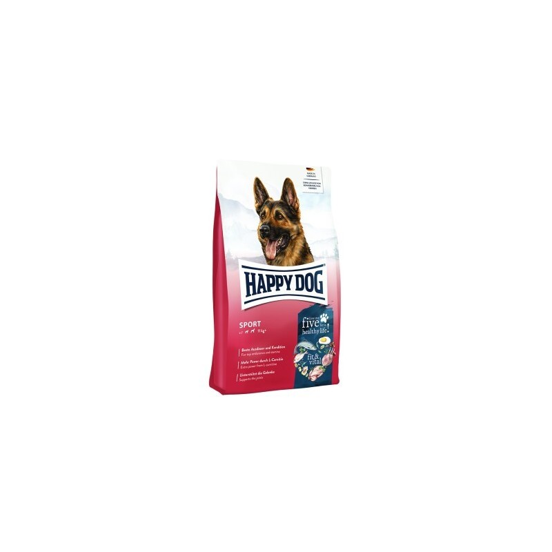HAPPY DOG fit & vital Trockenfutter Hund Adult, Sport 2x14 kg