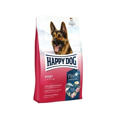 HAPPY DOG fit & vital Trockenfutter Hund Adult, Sport 2x14 kg