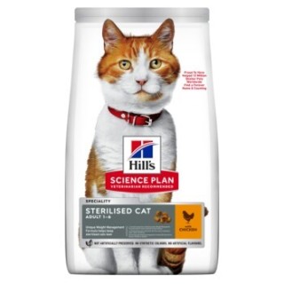 Hill's Science Plan Trockenfutter Katze Adult, Sterilised Huhn 15 kg