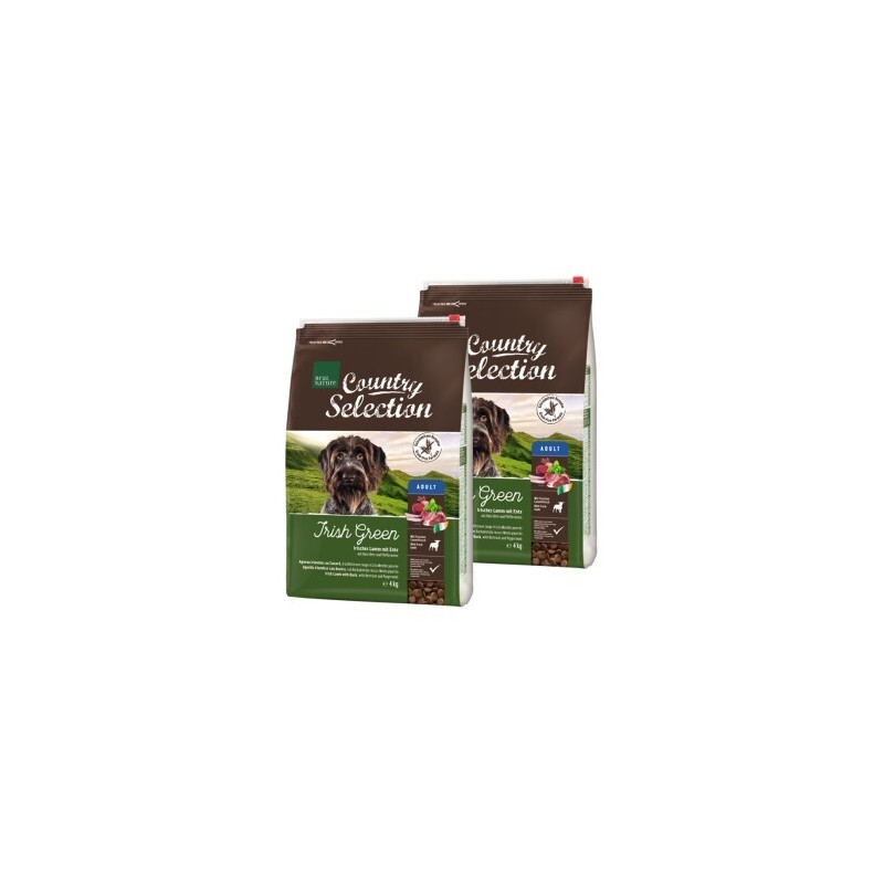 REAL NATURE Country Selection Adult Irish Green Irisches Lamm mit Ente 2x4 kg
