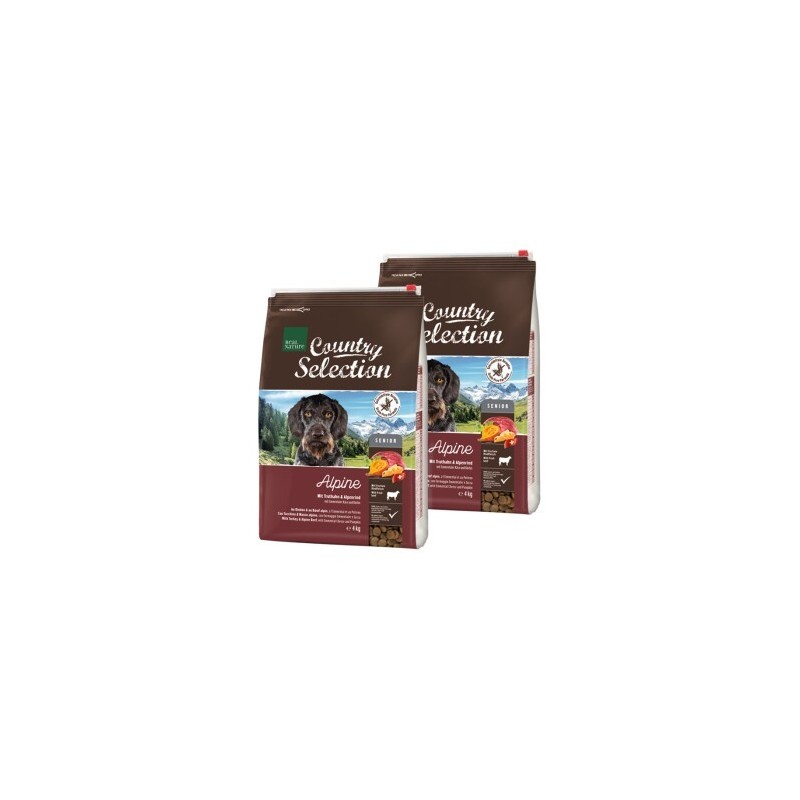 REAL NATURE Country Selection Senior Alpine Truthahn & Alpenrind 2x4 kg