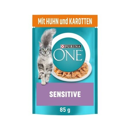 Purina ONE Sensitive mit Huhn & Karotten 26x85g