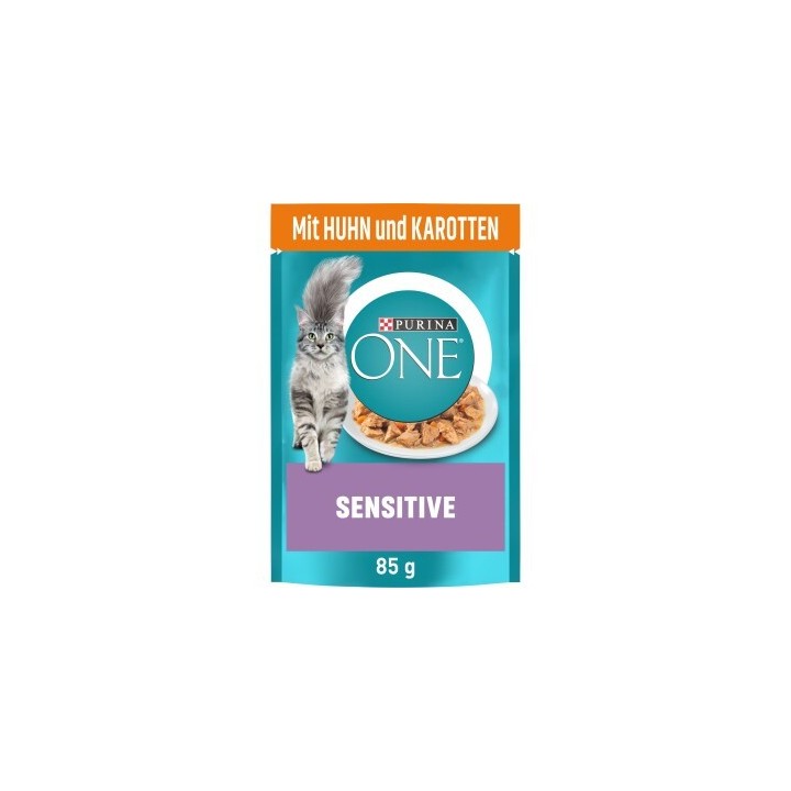 Purina ONE Sensitive mit Huhn & Karotten 26x85g