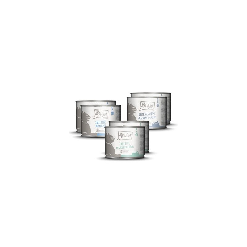 MjAMjAM Nassfutter Katze Adult 6x200 g Mixpaket 2