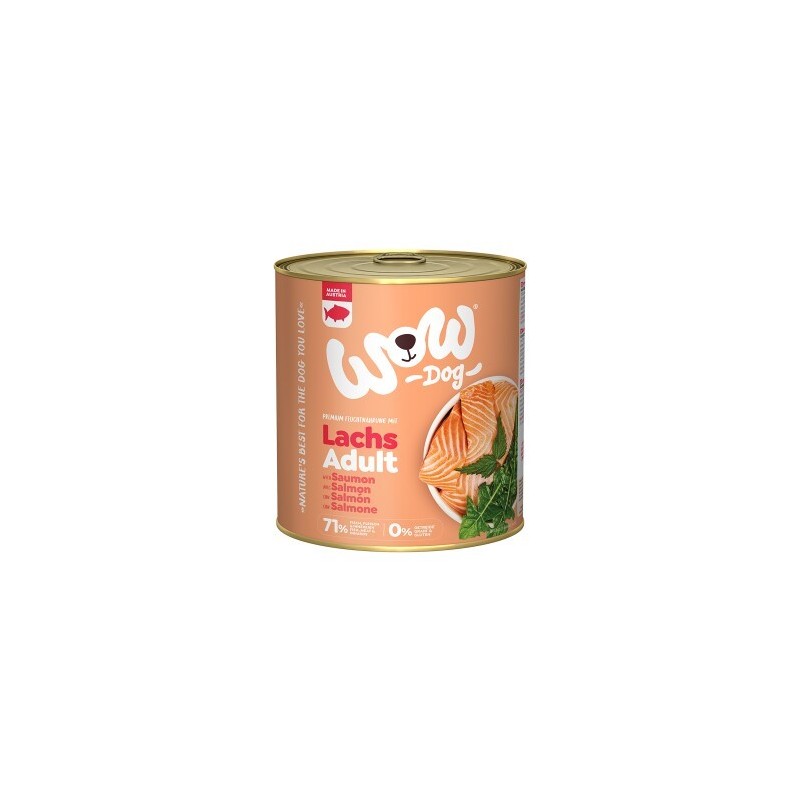WOW Adult 6x800g Lachs mit Löwenzahn