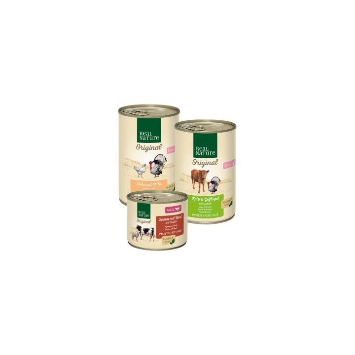 REAL NATURE Classic Kittenpaket 6x400g
