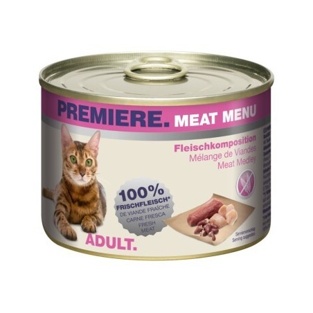PREMIERE Meat Menu Adult Fleischkomposition 6x200 g