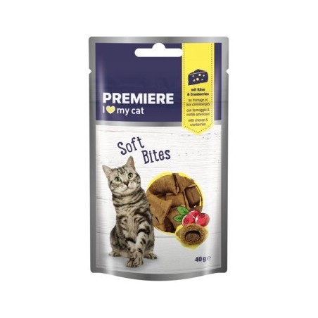 PREMIERE Soft Bites Käse und Cranberries 3x40 g