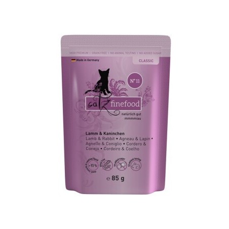 Catz finefood Nassfutter Katze Classic Adult 8x85 g No. 11 Lamm und Kaninchen