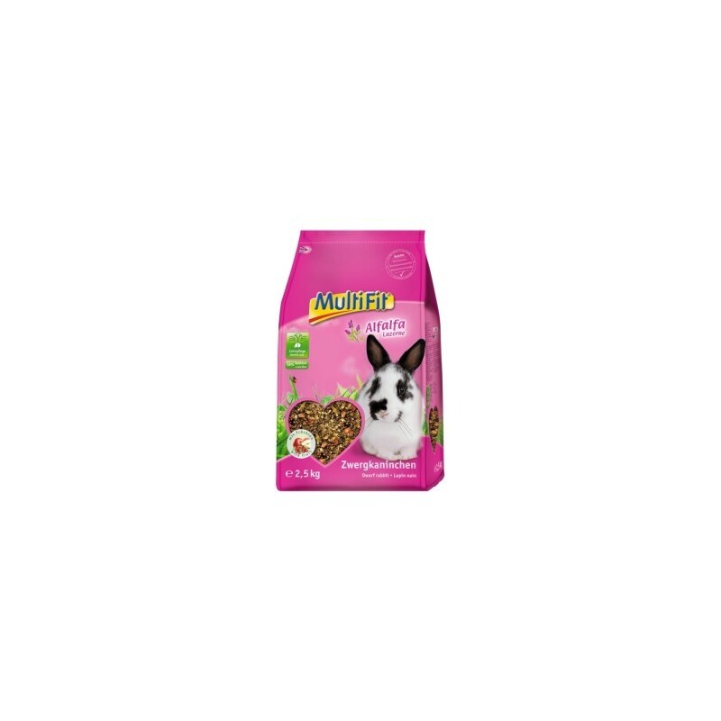 MultiFit für Zwergkaninchen mit Alfalfa 2,5 kg